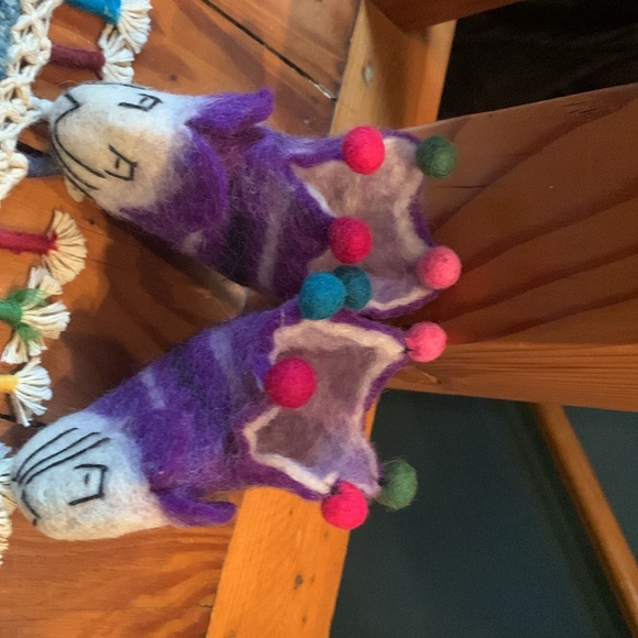 Wool Felted Baby booties - Picture 2 of 3